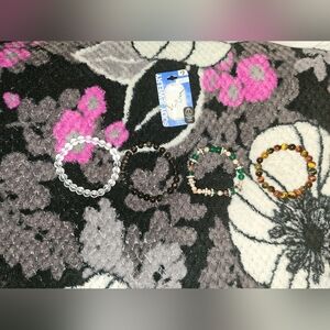 Crystal Gemstone Jewelry,  Sixes:S-Large (Adjustable Bracelets) And Nose Rings